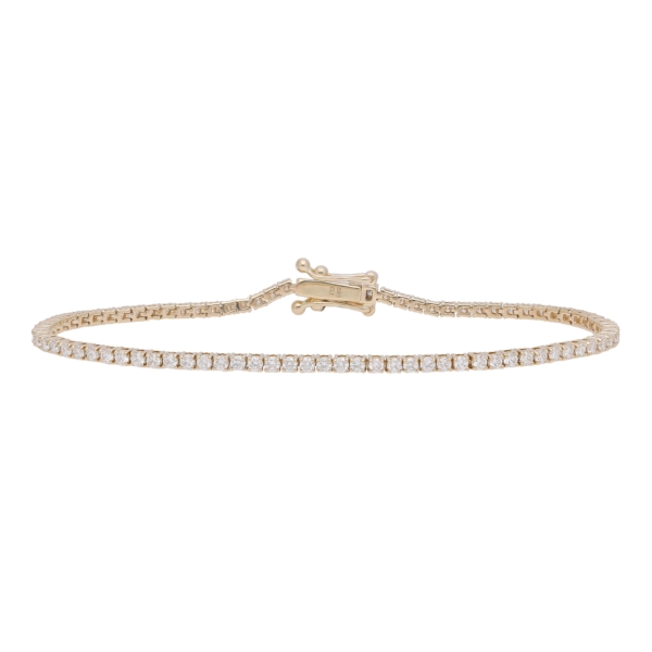 Klassisk tennisarmbånd i 14 kt. guld eller hvidguld og 2.0 carat. diamanter