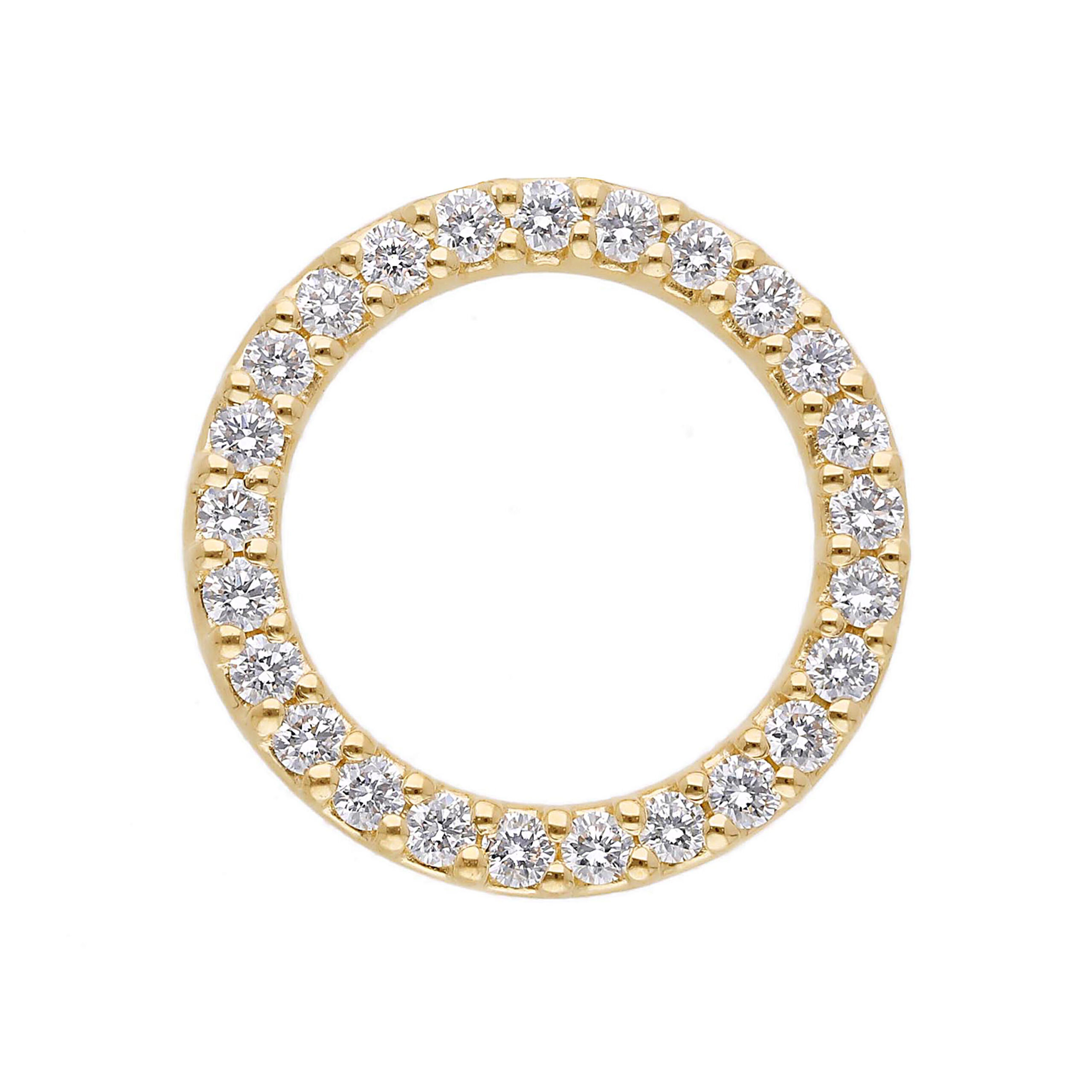 Diamant vedhæng, MyHALO i 14 kt. guld og 0.50 ct. diamanter HALO vedhæng o.o50 ct