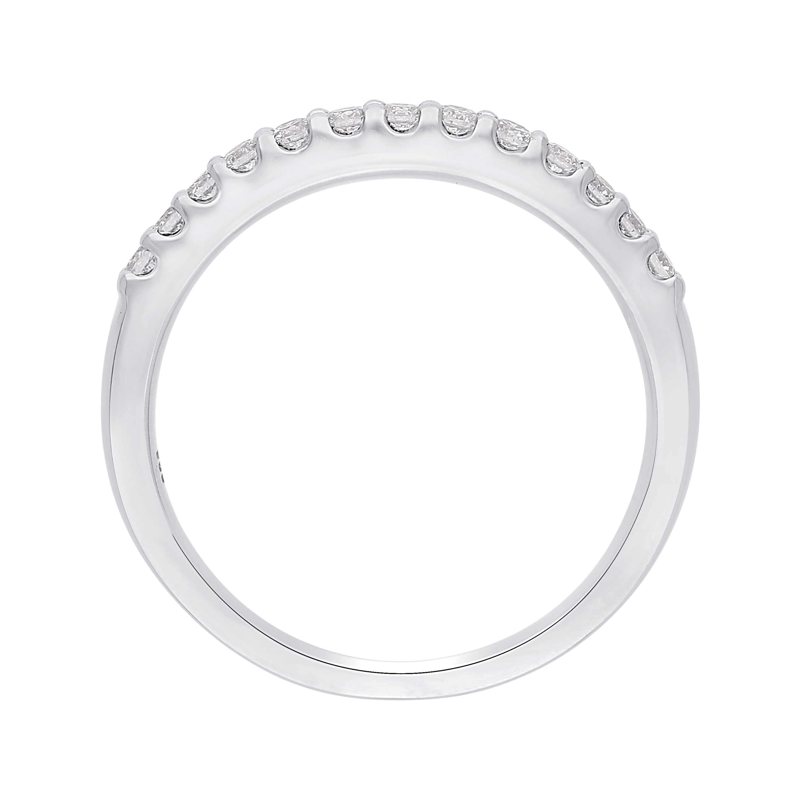 Clear Carats AneLora, alliancering i 14 kt hvidguld og 0.25 ct. diamanter 4 Clear Carats AneLora, alliancering i 14 kt hvidguld og 0.25 ct. diamanter - Billede 4