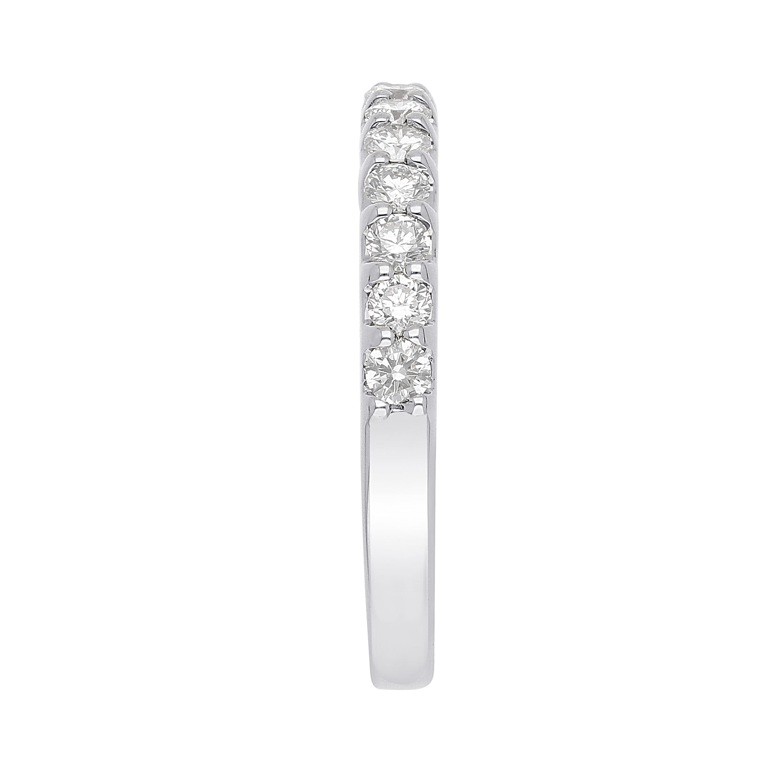 Clear Carats AneLora alliancering i 14 kt hvidguld og 0.50 ct. diamanter 3 Clear Carats AneLora alliancering i 14 kt hvidguld og 0.50 ct. diamanter - Billede 3