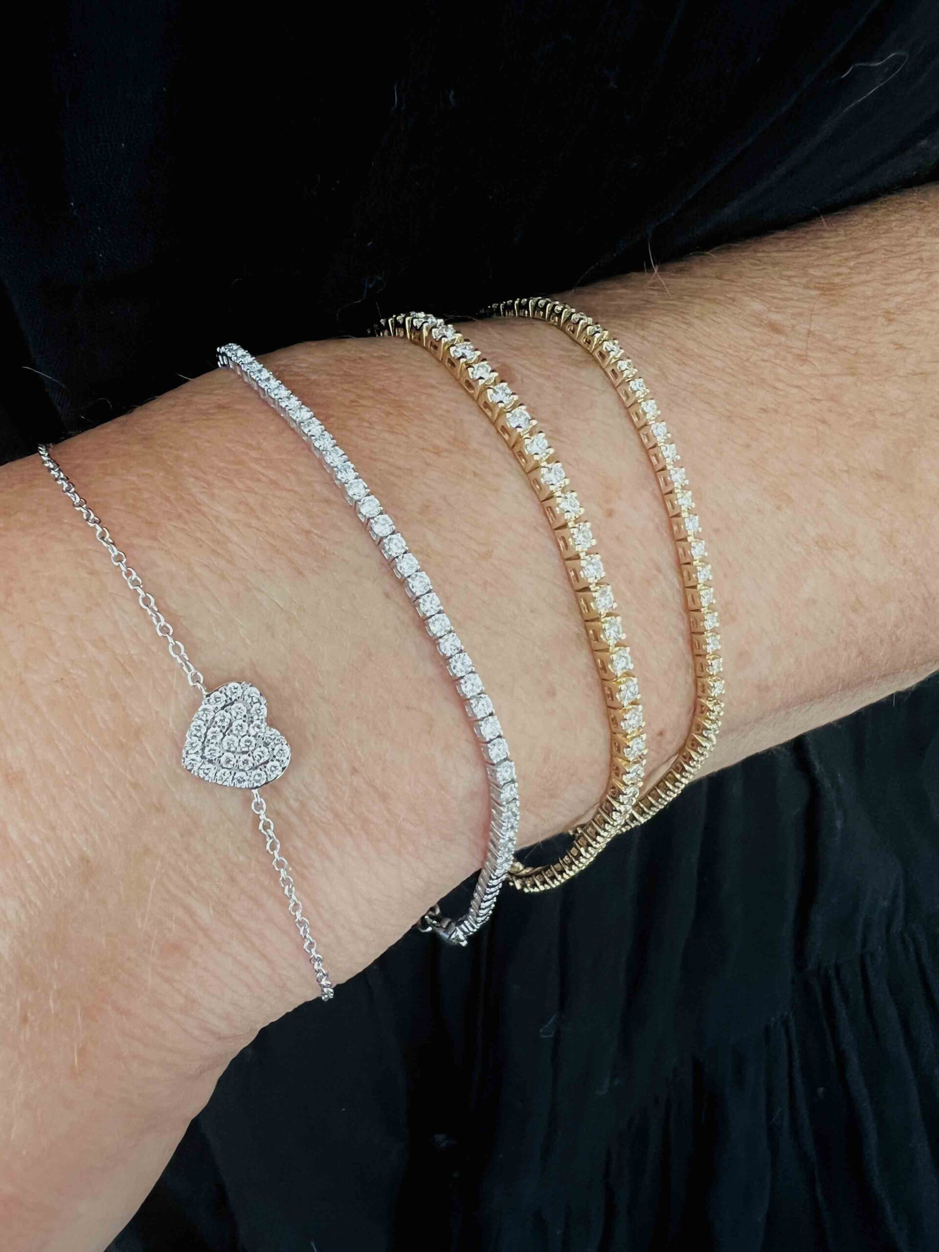 26116 - Tennisarmbånd i 14 kt. guld eller hvidguld og 1.0 carat diamanter 4 26116 - Tennisarmbånd i 14 kt. guld eller hvidguld og 1.0 carat diamanter - Billede 4