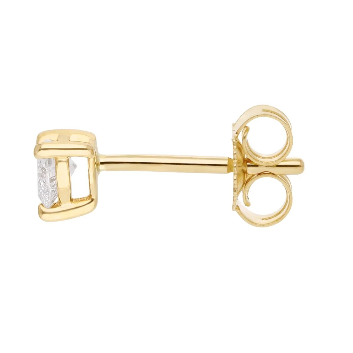 Clear Carats hjerte øreringe i 14 kt. guld og 0.19 ct diamanter - Image 2