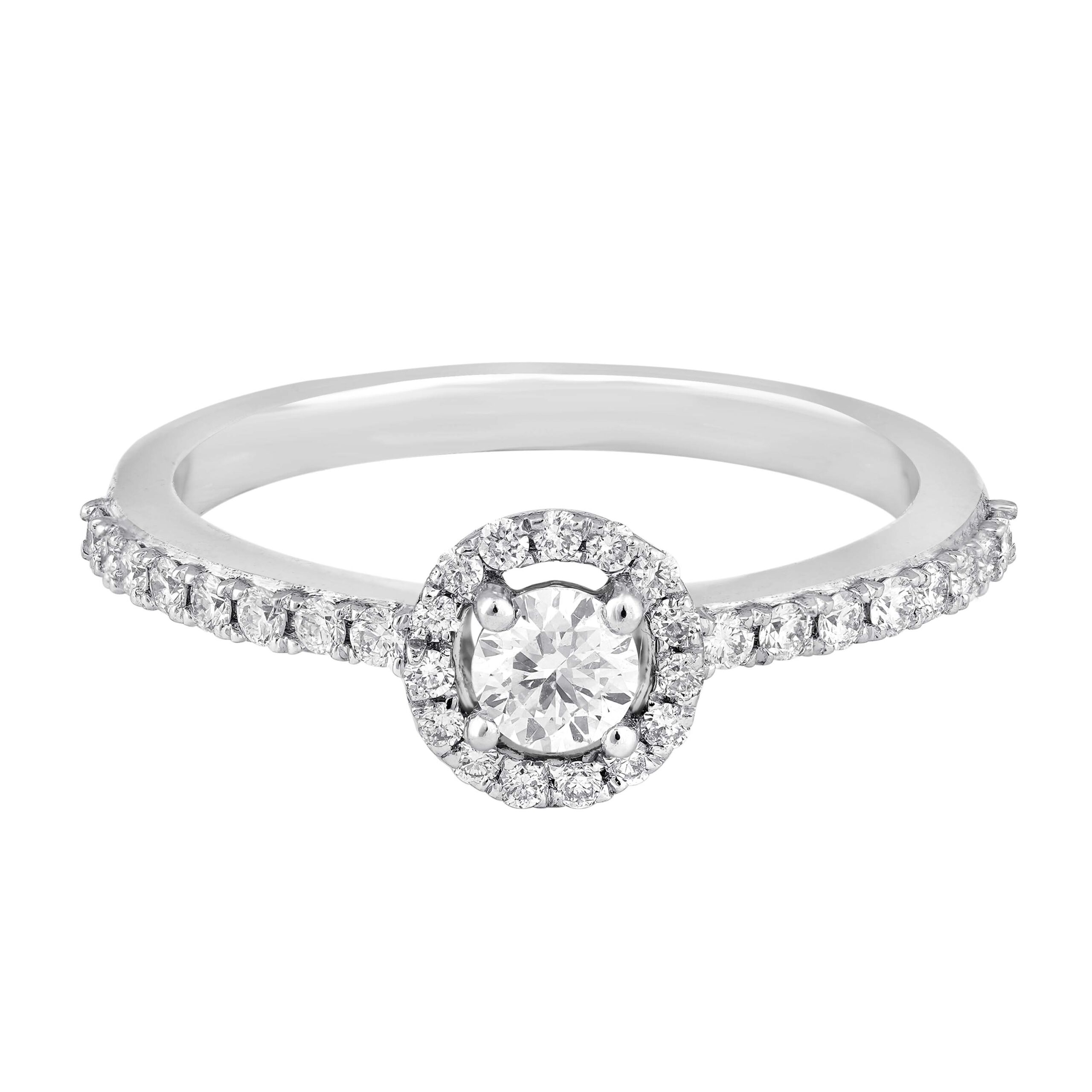 Clear Carats CC diamantring i 14 kt hvidguld og 0.40 ct. diamanter 2 Clear Carats CC diamantring i 14 kt hvidguld og 0.40 ct. diamanter - Billede 2