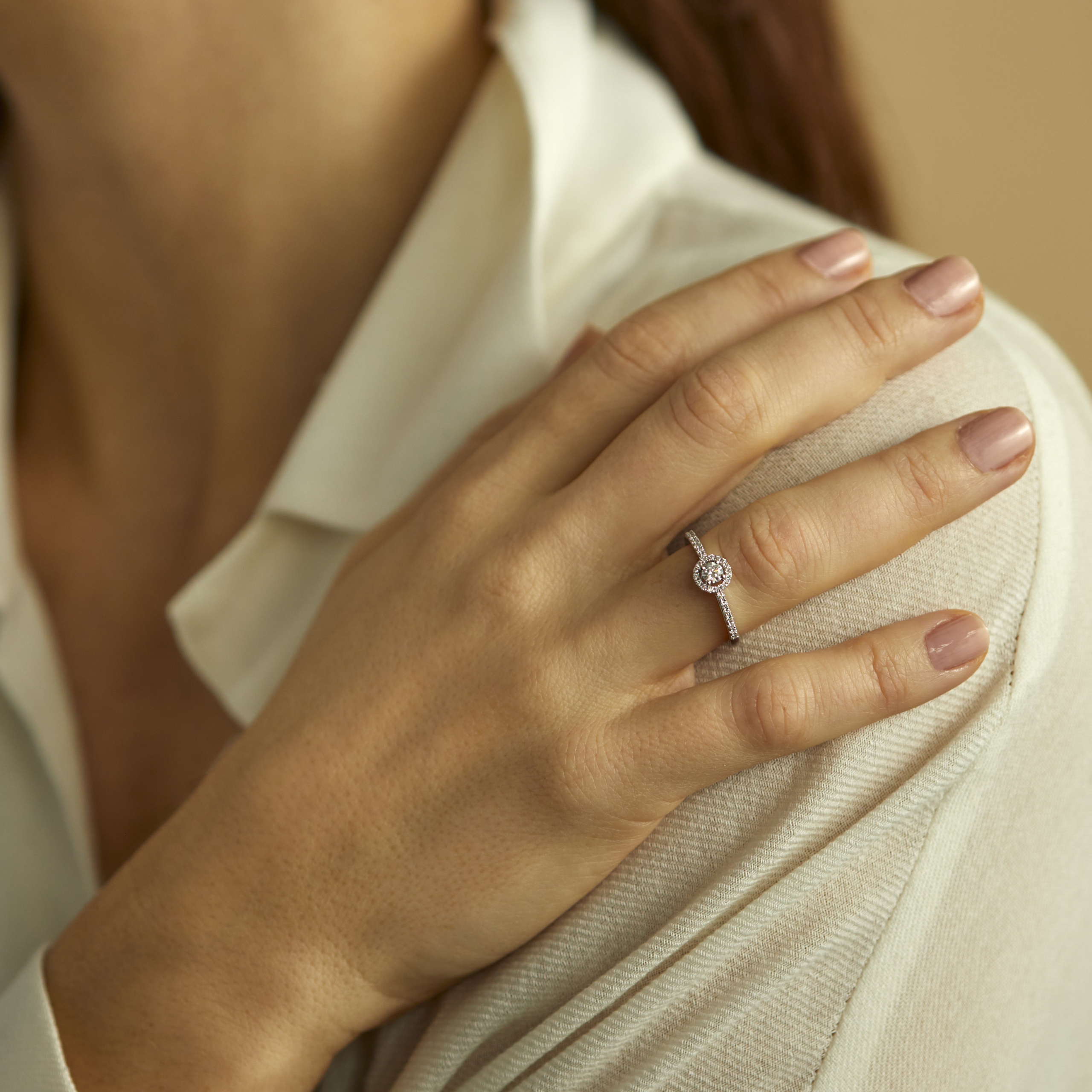 Clear Carats CC diamantring i 14 kt hvidguld og 0.40 ct. diamanter 5 Clear Carats CC diamantring i 14 kt hvidguld og 0.40 ct. diamanter - Billede 5