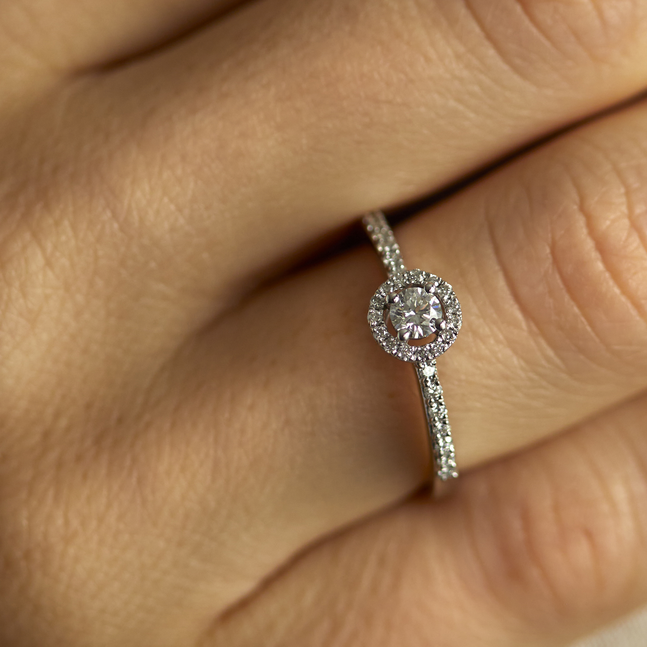 Clear Carats CC diamantring i 14 kt hvidguld og 0.40 ct. diamanter 6 Clear Carats CC diamantring i 14 kt hvidguld og 0.40 ct. diamanter - Billede 6