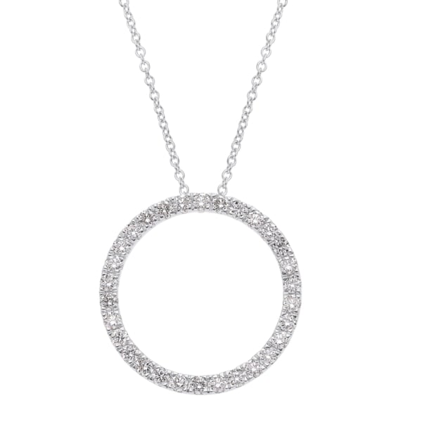 MyHALO diamantvedhæng i 14 kt. hvidguld og 1.0 ct. diamanter