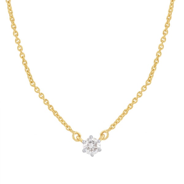 Floating dots i 14 kt o.20 ct