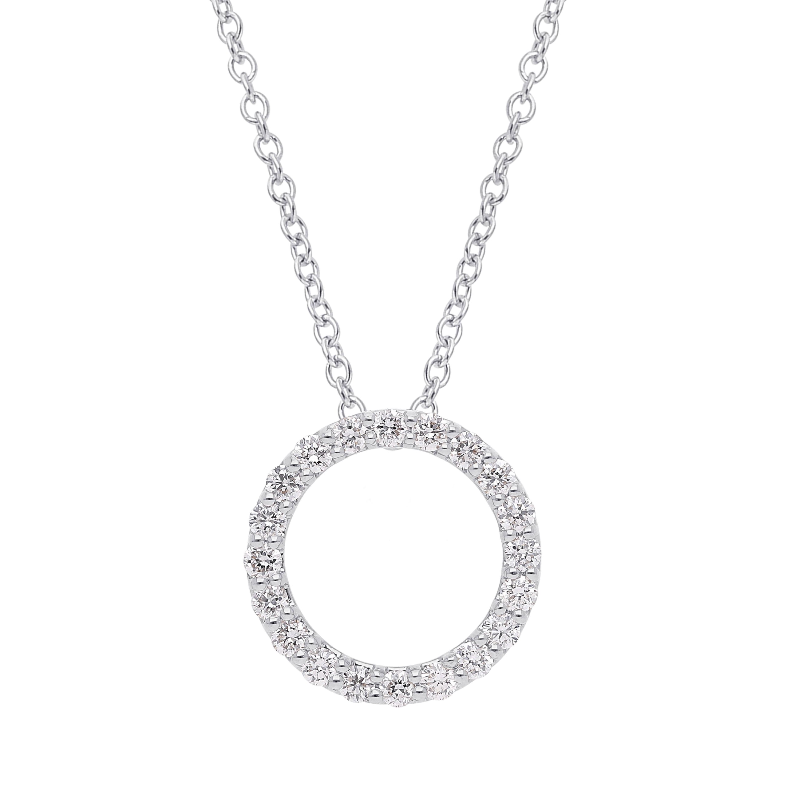 MyHALO diamant vedhæng i 14 kt. guld eller hvidguld og 0.50 ct. diamanter 1 MyHalo 0.25 ct