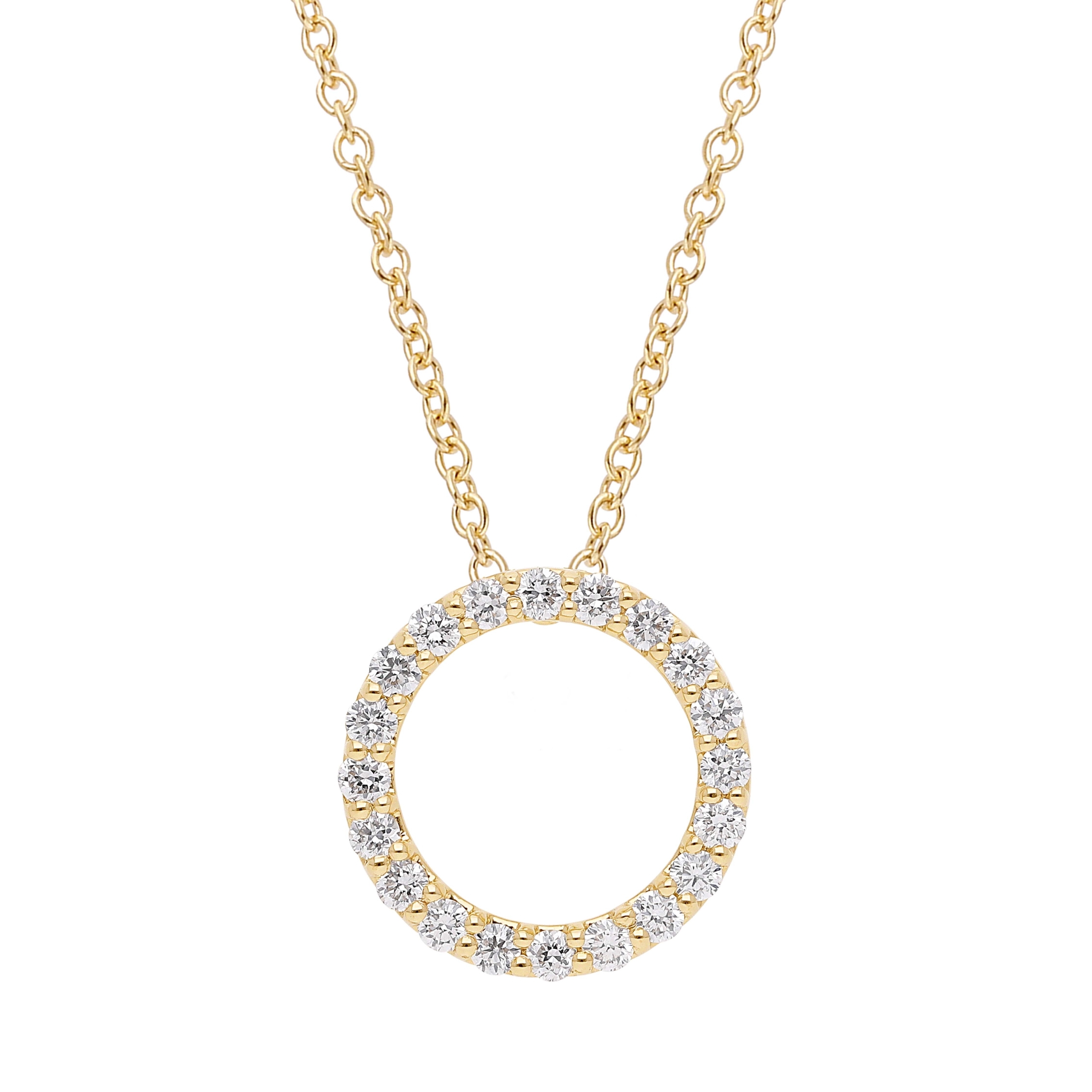 MyHALO diamant vedhæng i 14 kt. guld eller hvidguld og 0.50 ct. diamanter 4 MyHalo 0.25 ct