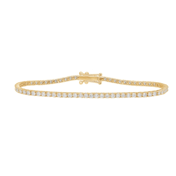 32155-4 Tennisarmbånd i 14 kt. guld- eller hvidguld og 4.0 ct. diamanter