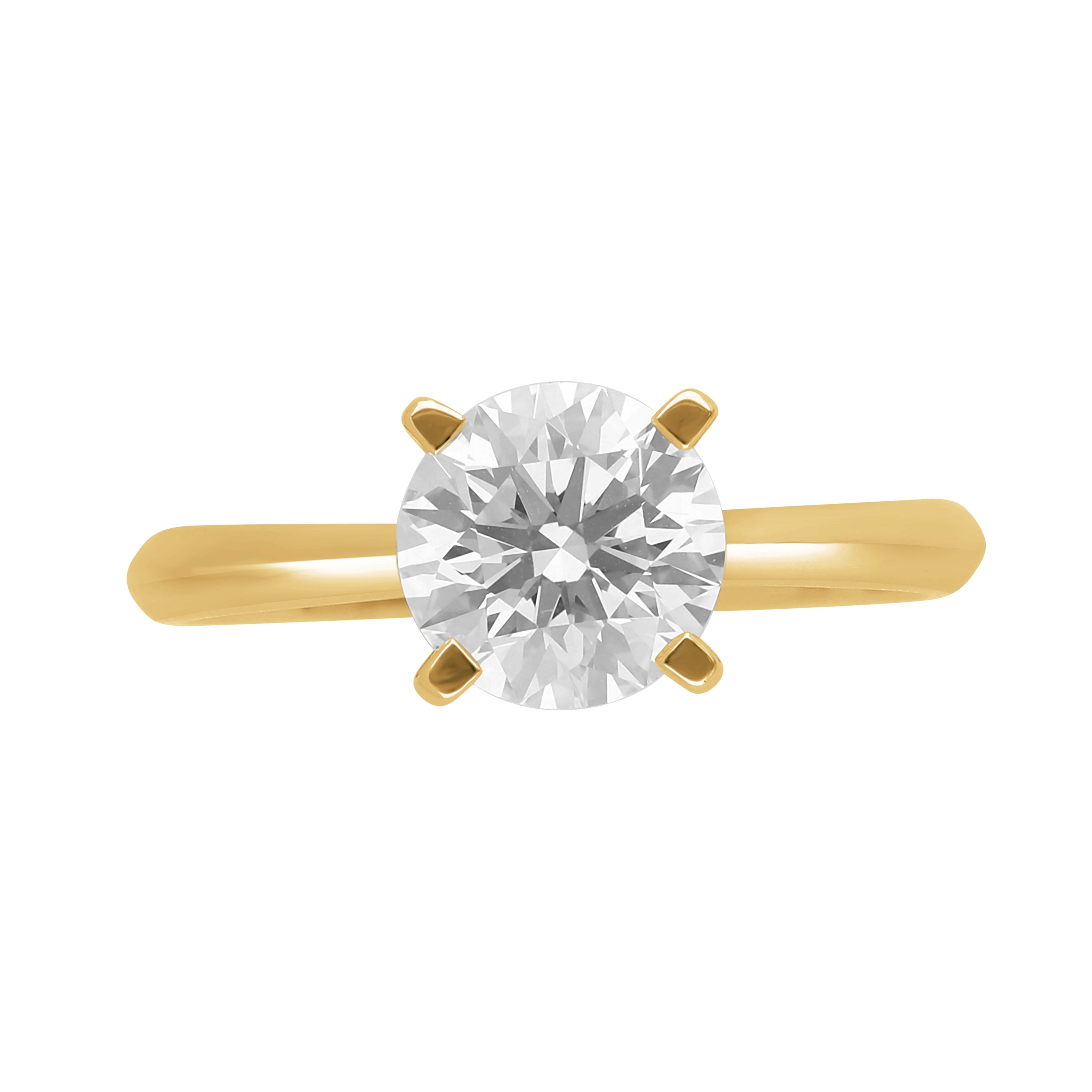 RAW-collection - Solitairering "One of Kind" i 14 kt. guld og 2.0 ct diamant. - Billede 2