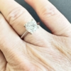 Solitairering i 14 kt. hvidguld og 2.0 ct diamant. - Billede 2