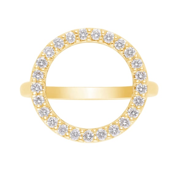 MyCircle diamantring i 14 kt guld og 0.50 ct diamanter
