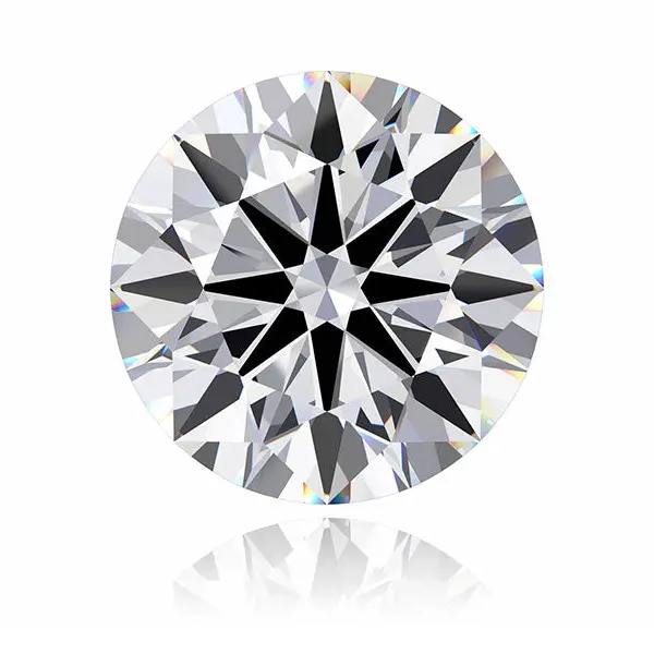løs lab-grown diamant rund 0.56 ct