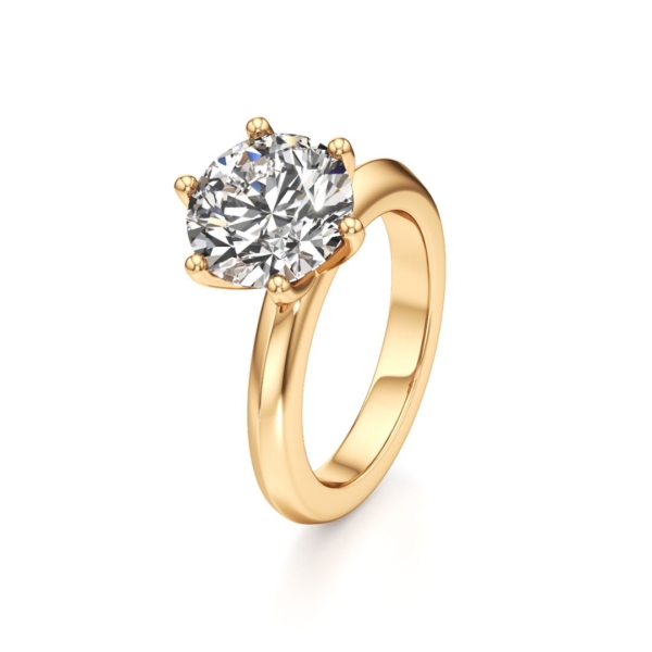 Solitairering fra Clear Carats' exclusive serie med og lab-grown diamant fra 2.0 ct.