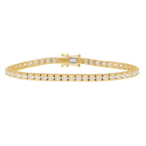 Eksklusiv tennisarmbånd med brillanter