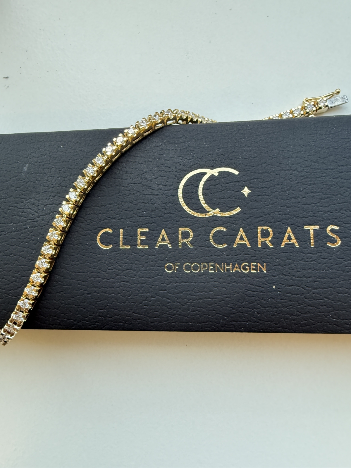 Eksklusiv tennisarmbånd i 14 kt. guld eller hvidguld og 3.0 ct. diamanter - Billede 5