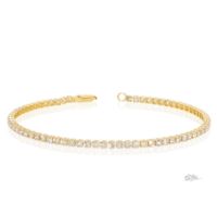 Forside Cross tennisarmbånd i 14 kt. guld eller hvidguld og 1.8 ct diamanter