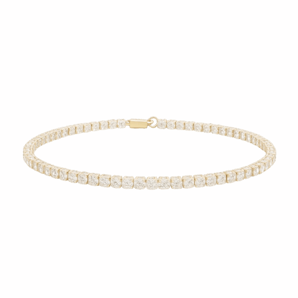 Cross tennisarmbånd i 14 kt. guld eller hvidguld og 3.8 ct. brillantslebne diamanter.