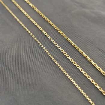 Anker facet, 14 kt guld halskæder - Billede 4