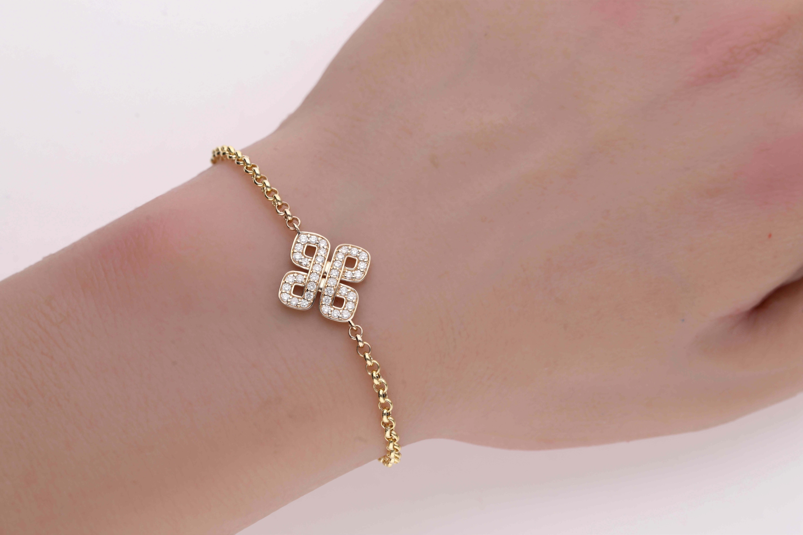 Nyhed - The Seed diamantarmbånd i massivt 14 kt. guld og lab-grown brillanter fra serien *SPIRA - Billede 3