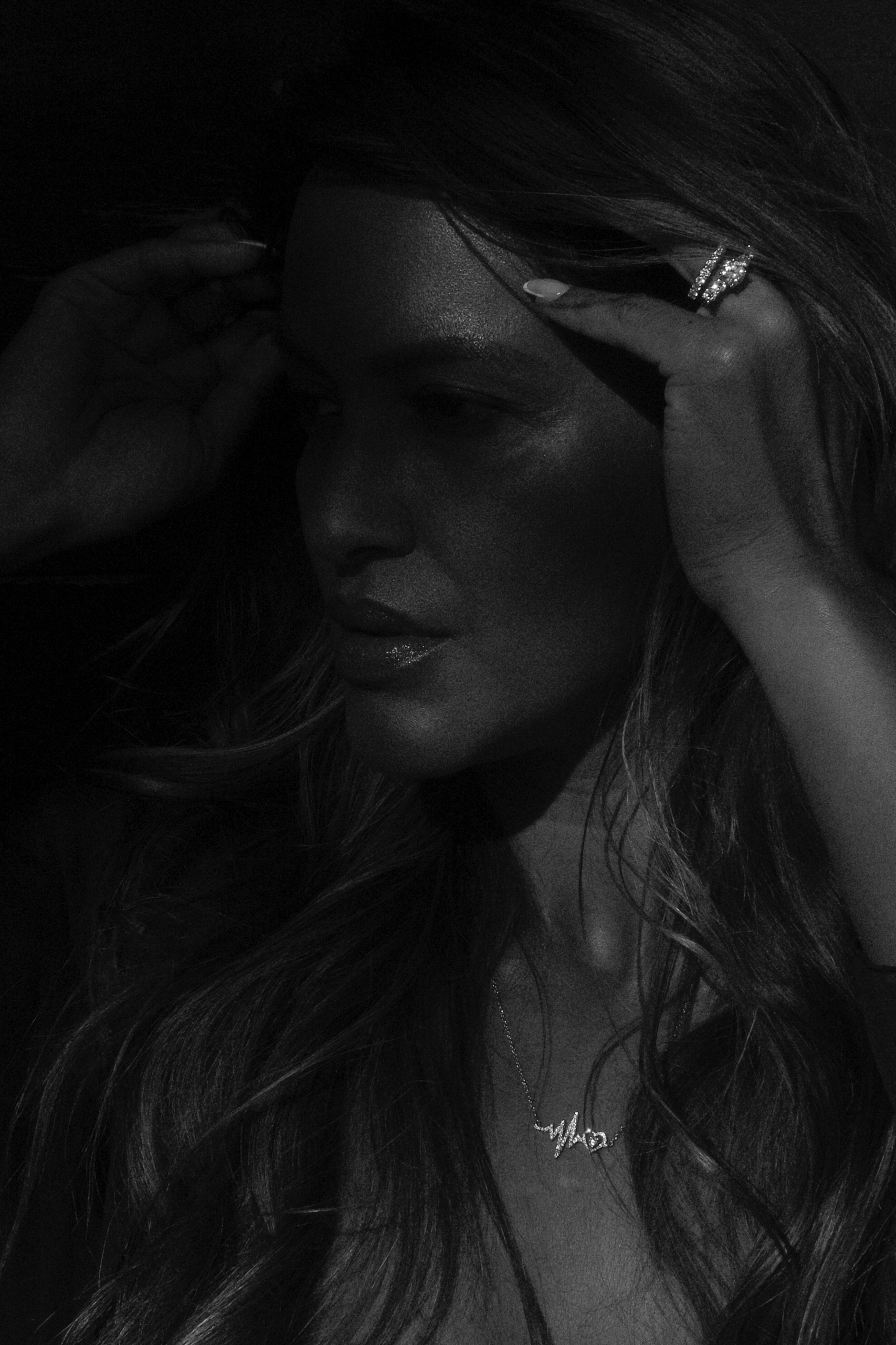 Nyhed - The Breath. Halskæde i 14 kt. guld og lab-grown brillant fra serien *SPIRA - Billede 4