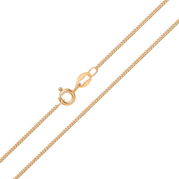 Sølvforgyldt Panzerkæde – 0,30 mm | 45 cm