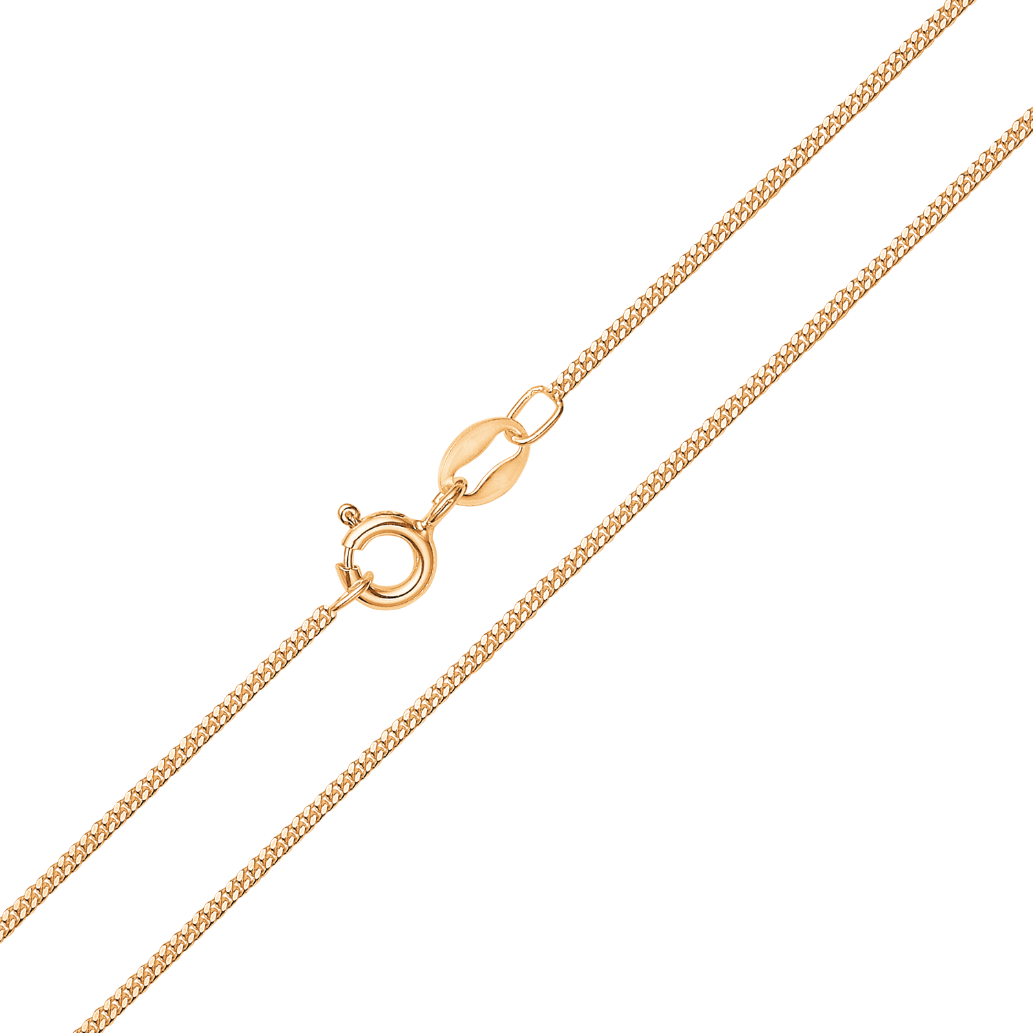 Sølvforgyldt Panzerkæde – 0,30 mm | 45 cm Sølvforgyldt Panzerkæde – 0,30 mm | 45 cm