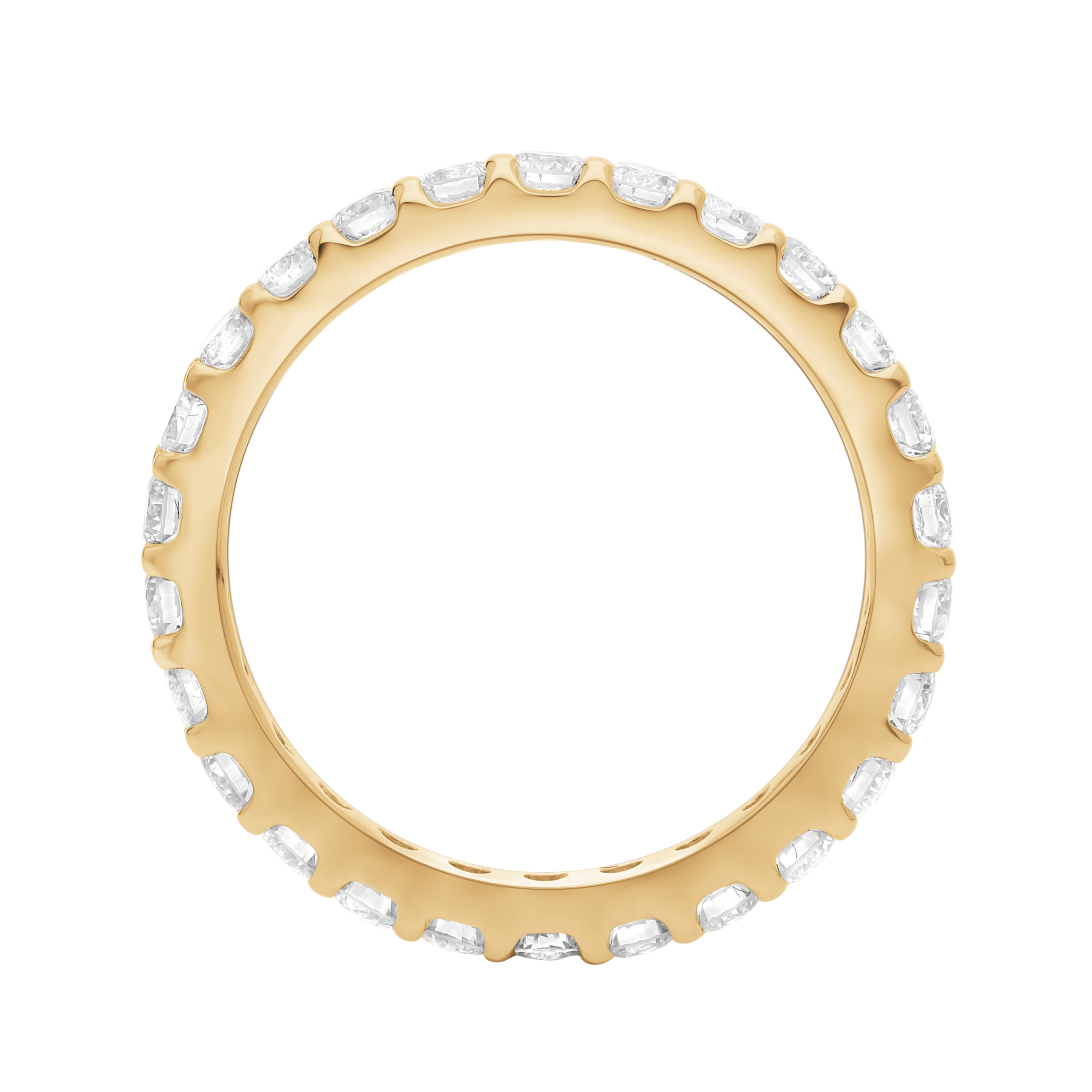 Alliancering, Infinity i massiv 14 kt. guld og 1.3 ct. 2 Alliance ring Eternity