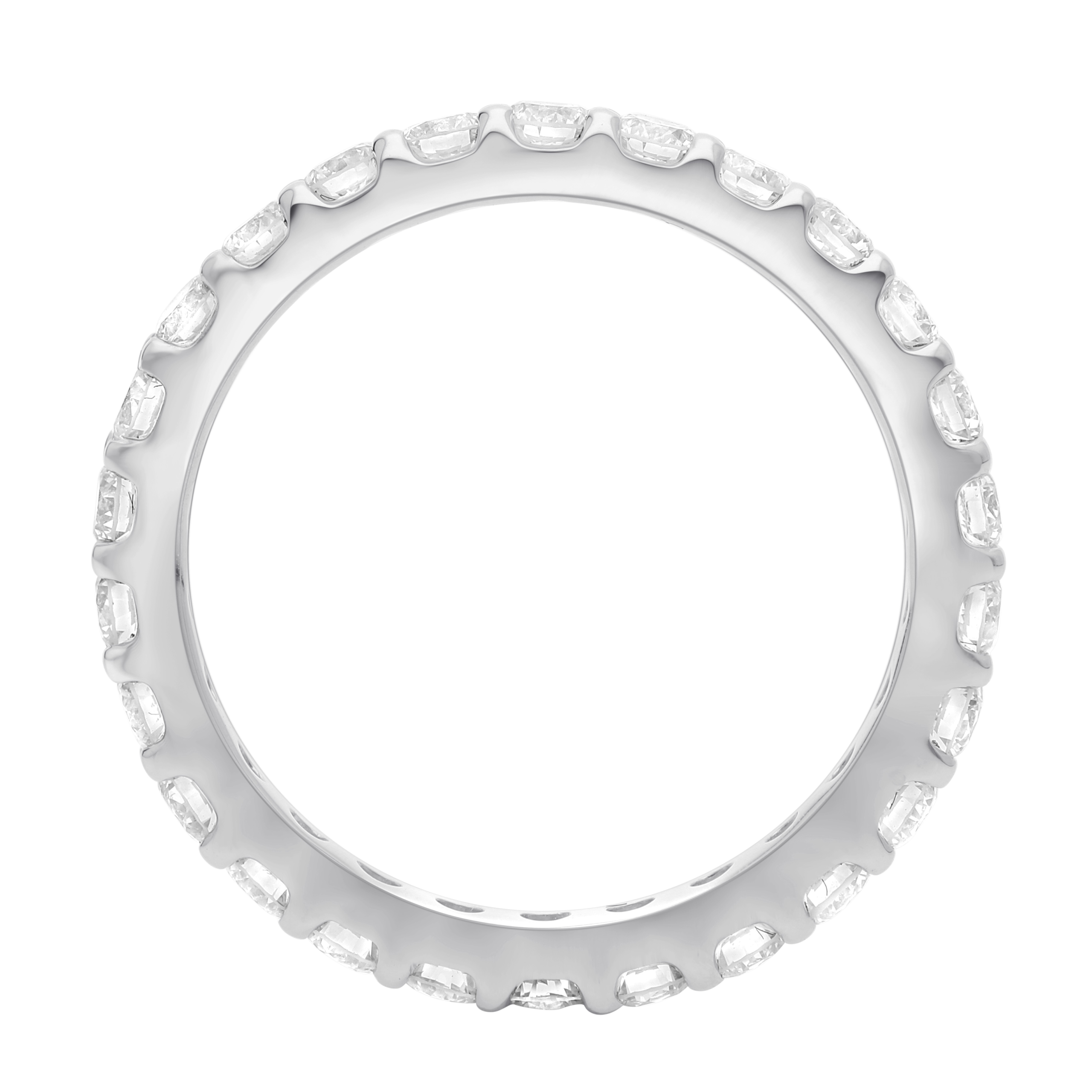 Alliancering, Infinity i massiv 14 kt. guld og 1.3 ct. 7 Alliancering, Eternity Ring i 14 kt. guld eller hvidguld