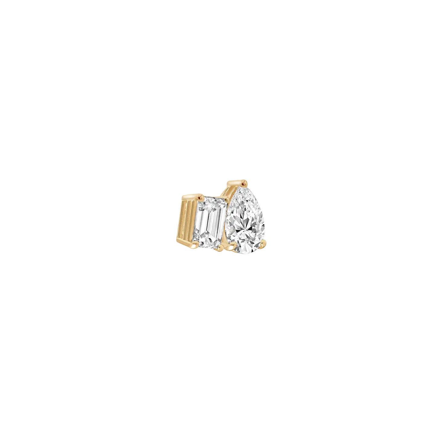 Toi & Moi vedhæng i 14 kt. guld Toi & Moi vedhæng i 14 kt. guld - Billede 2