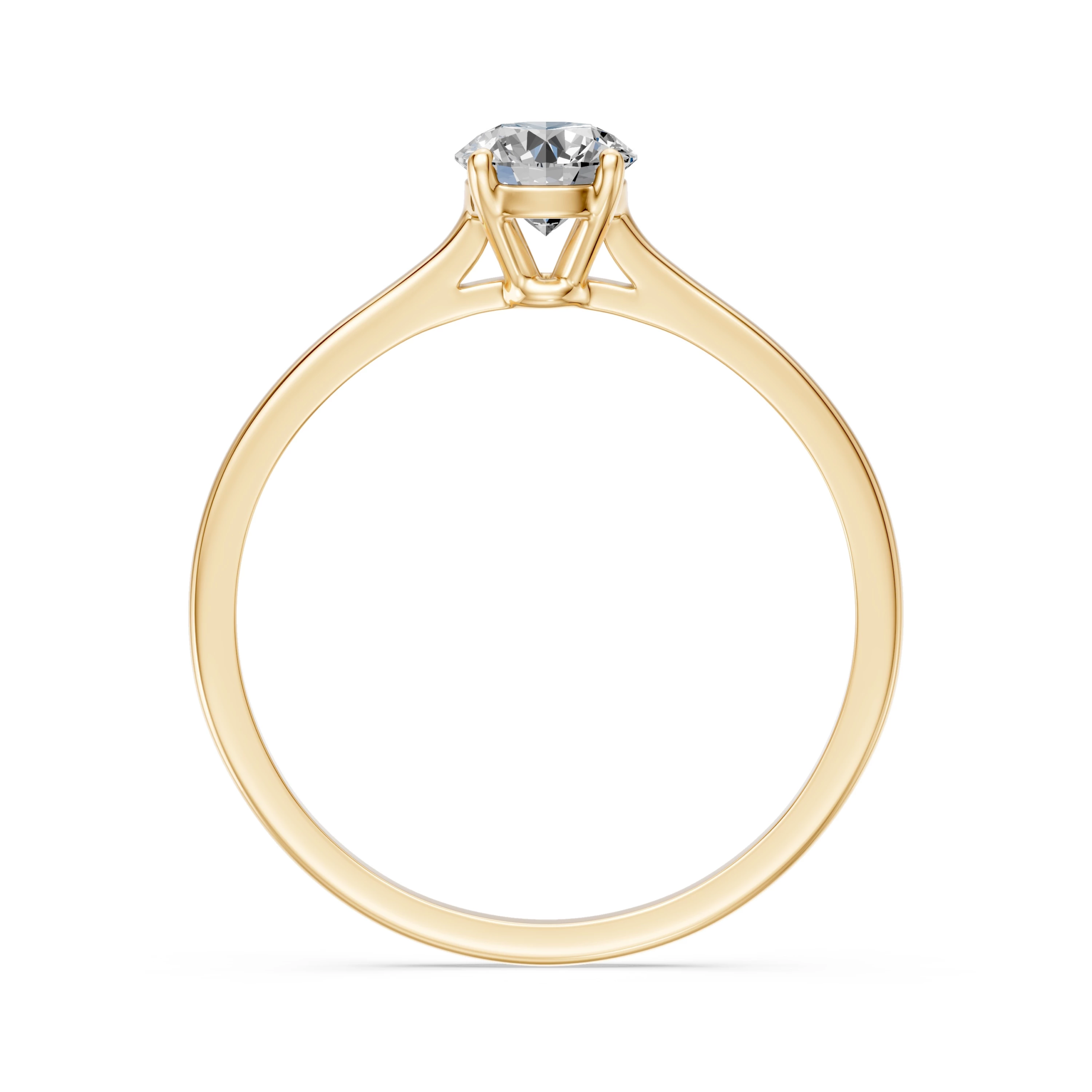 THE ONE – Grace diamantring med naturlig diamant i 14 kt. guld THE ONE – Grace diamantring med naturlig diamant i 14 kt. guld - Billede 4