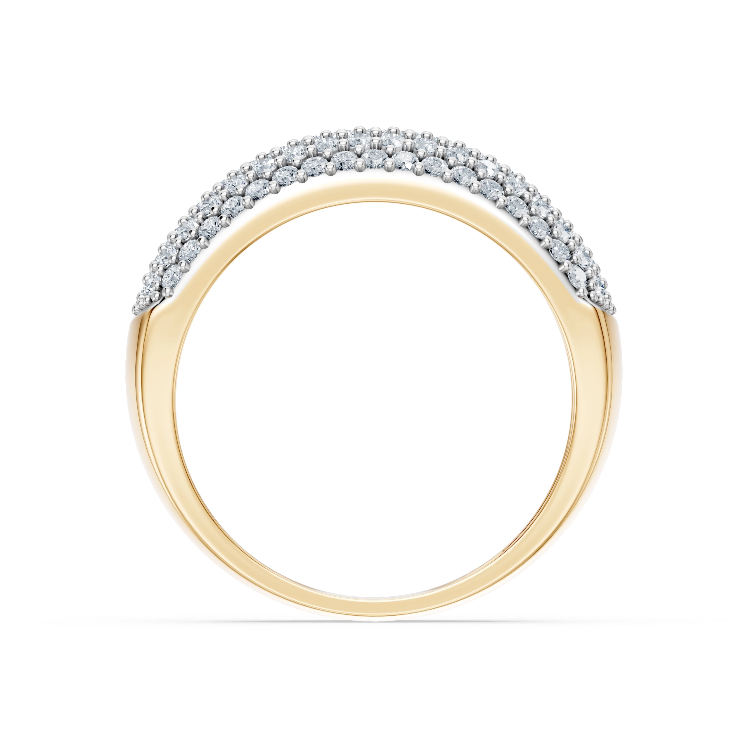 NYHED - Kaia pavé diamantring i 14 kt. guld med 0,7 ct.tw. naturlige diamanter NYHED - Kaia pavé diamantring i 14 kt. guld med 0,7 ct.tw. naturlige diamanter - Billede 2