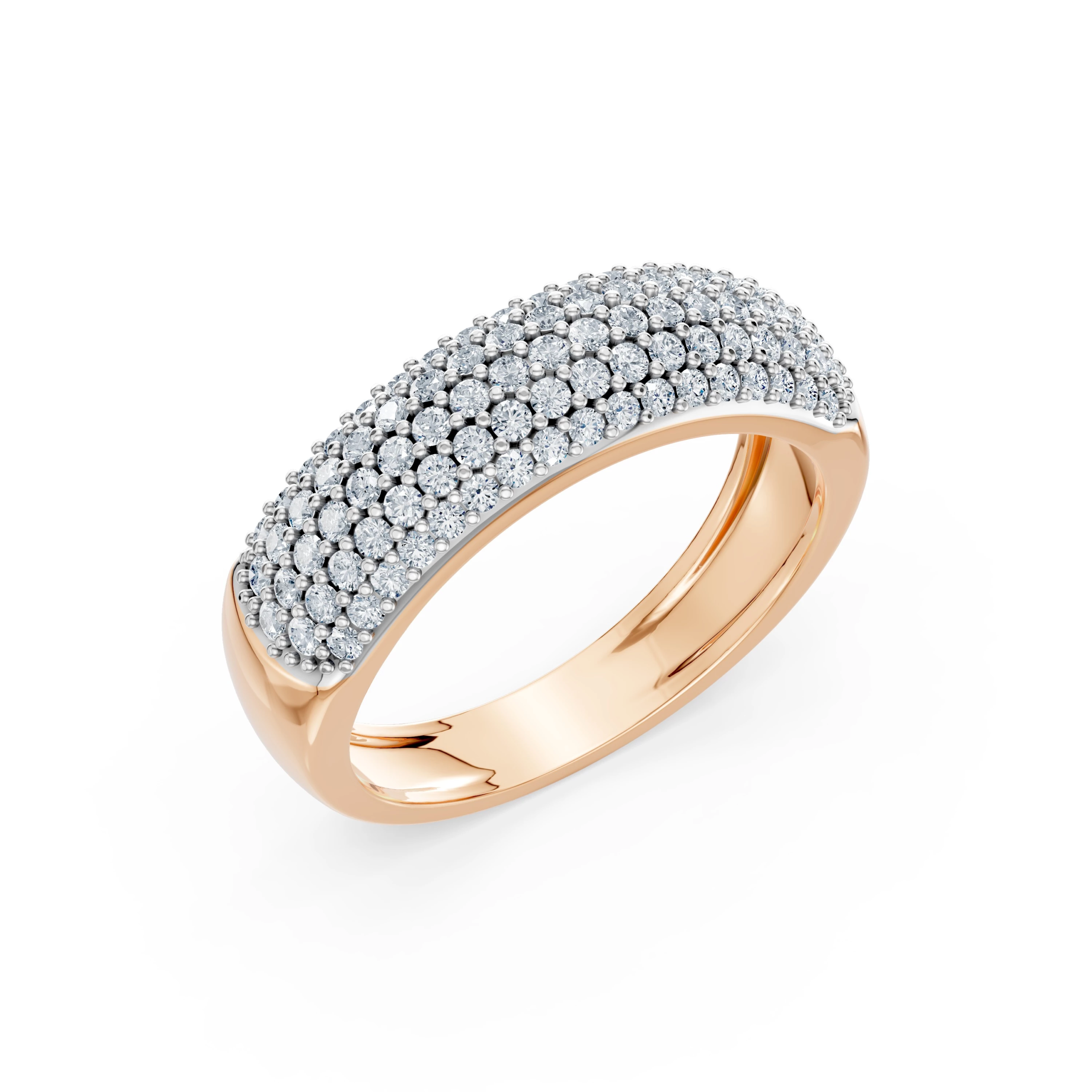NYHED - Kaia pavé diamantring i 14 kt. guld med 0,7 ct.tw. naturlige diamanter NYHED - Kaia pavé diamantring i 14 kt. guld med 0,7 ct.tw. naturlige diamanter - Billede 3